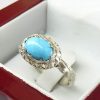 Silver Turquoise Ring, Lux Design 1