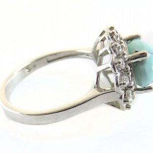 Silver Turquoise Ring, Mujer Design 11