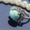 Silver Turquoise Ring, Mujer Design 1