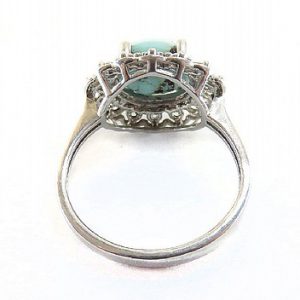 Silver Turquoise Ring, Mujer Design 15