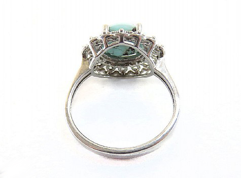 Silver Turquoise Ring, Mujer Design 9
