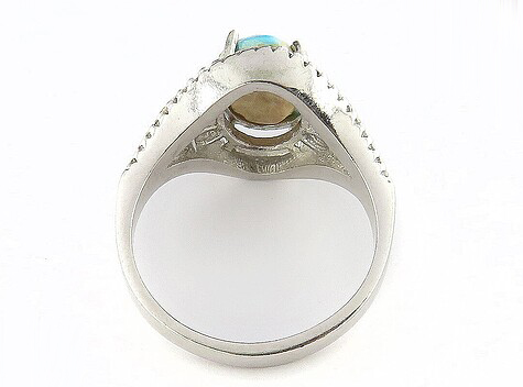 Silver Turquoise Ring, Olga Design 9
