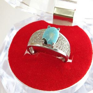 Silver Turquoise Ring, Sophie Design 13