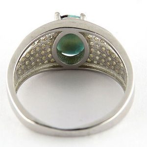 Silver Turquoise Ring, Sophie Design 15