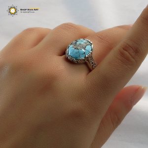 Silver Turquoise Ring, Sophie Design 11