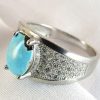 Silver Turquoise Ring, Sophie Design 2