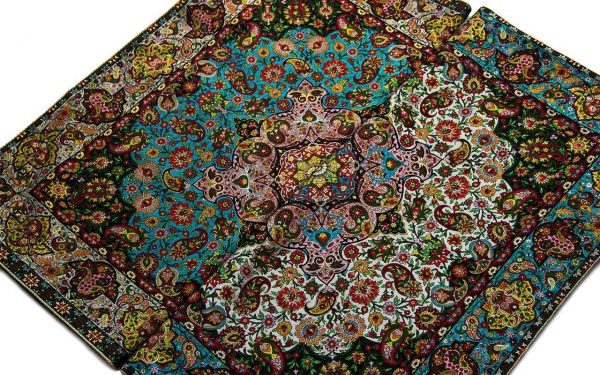 Termeh Luxury Silk Tablecloth, Cosmos Design (1 PC) 3