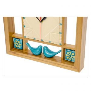 Wall clock, Free Birds Tile Design 7