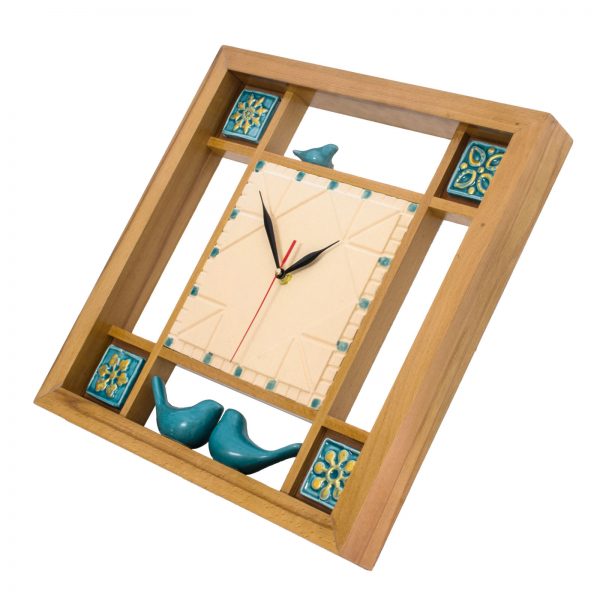 Wall clock, Free Birds Tile Design 3