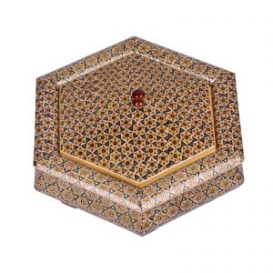 Persian Marquetry Khatam Kari Candy Box, Europe Design 7