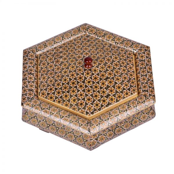 Persian Marquetry Khatam Kari Candy Box, Europe Design 5