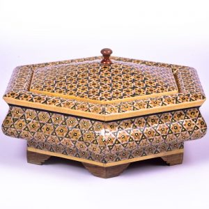 Persian Marquetry Khatam Kari Candy Box, Europe Design 6