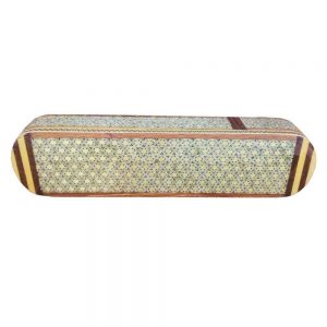Persian Marquetry Khatam Kari Jewelry Box, Solar Design 7