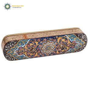 Persian Marquetry Khatam Kari Jewelry Box, Solar Design 8