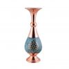 Persian Turquoise Flower Vase, Lotus Design 2