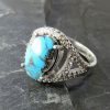 Silver Turquoise Ring, Valentin Design 1
