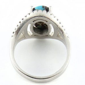 Silver Turquoise Ring, Valentin Design 16