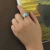 Silver Turquoise Ring, Viva Design 1