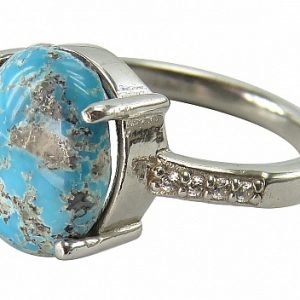 Silver Turquoise Ring, Viva Design 11
