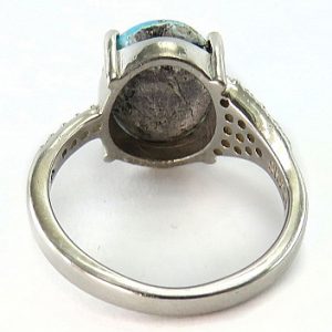 Silver Turquoise Ring, Viva Design 13