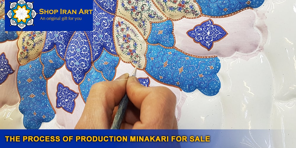 The process of production Minakari for sale