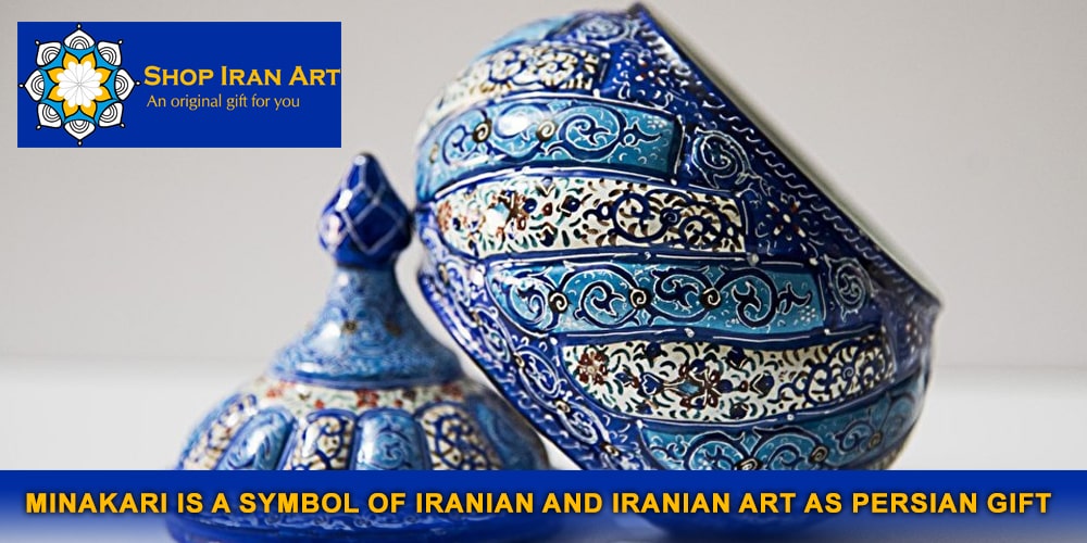 Minakari is a symbol of Iranian and Iranian art as Persian gift
