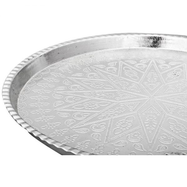 Hand Engraved Cooper Tray, Moon Design 5