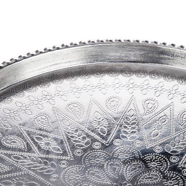 Hand Engraved Cooper Tray, Moon Design 4