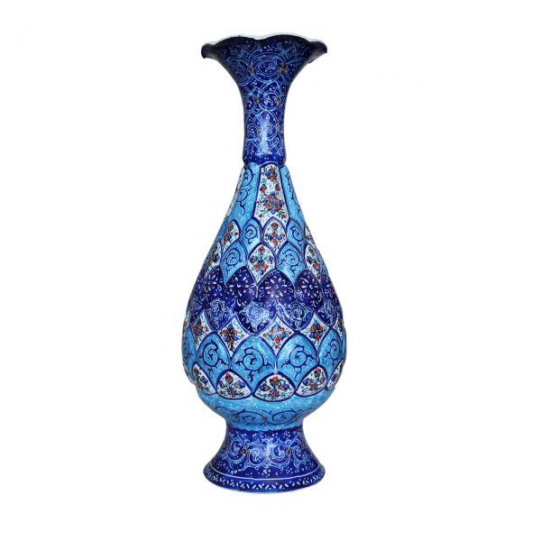 Persian Enamel Flower Pot, Vision Design 5