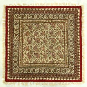 Persian Qalamkar ( Tapestry ) Tablecloth, Blossom Design 7