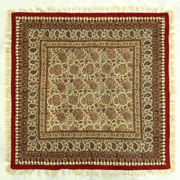 Persian Qalamkar ( Tapestry ) Tablecloth, Blossom Design 4