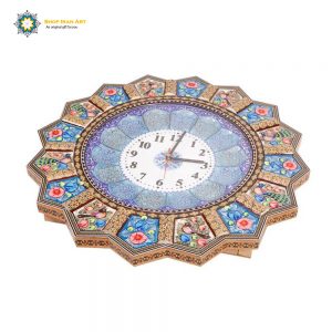 Handmade Minakari Wall Clock, Glory Design