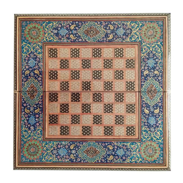 Persian Marquetry Khatam Kari Chess & Backgammon Board, Dream Design 2