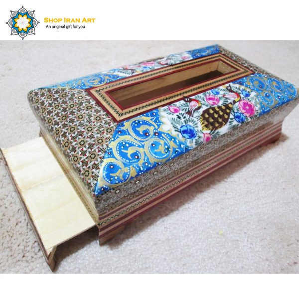 Persian Marquetry Tissue Box, Freedom Design 5