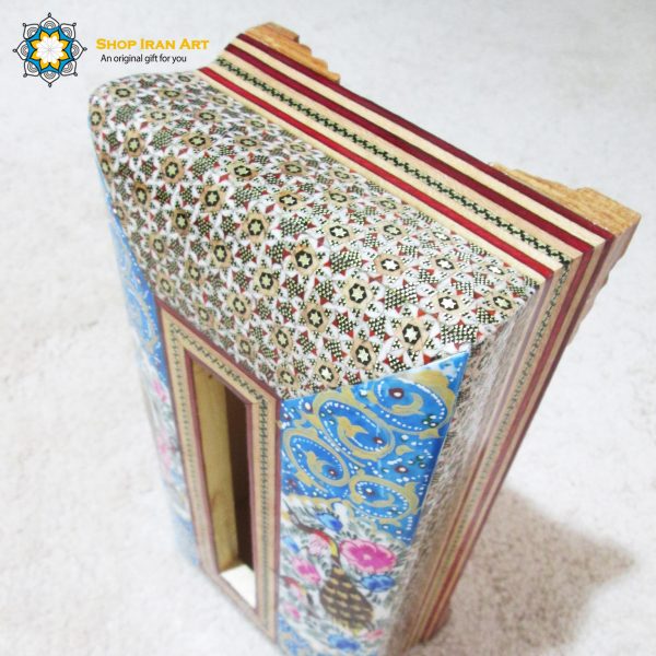 Persian Marquetry Tissue Box, Freedom Design 7