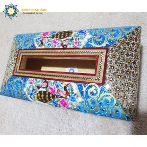 Persian Marquetry Tissue Box, Freedom Design 14
