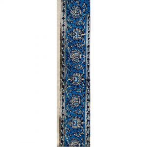 Persian Tapestry (Ghalamkar) Tablecloth, Blue flowers Design 8
