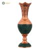 Persian Turquoise Flower Vase, Mari Design 1