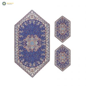 Termeh Luxury Tablecloth, Azure Design (5 PCs) 15