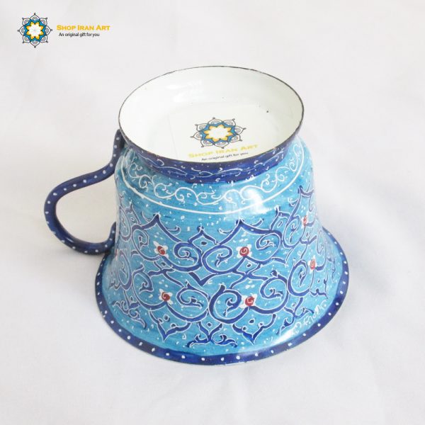Minakari Persian Enamel Cup, New Ocean Design 6
