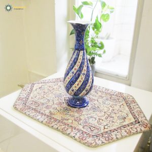 Persian Enamel Flower Pot, Deep Eden Design 10