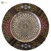 Persian Hand Engraved Copper Plate, Garden Design 2