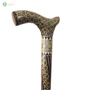 Persian Marquetry (Khatam-Kari) Cane, Star Design