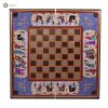 Persian Marquetry Khatam Kari Chess & Backgammon Board (Selective) 35 *35 cm 1