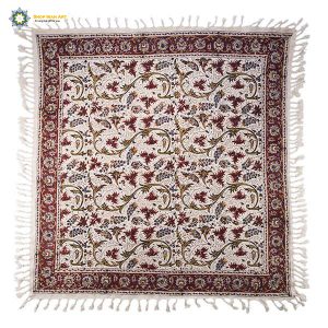 Persian Tapestry (Ghalamkar) Tablecloth, flowers Design 7