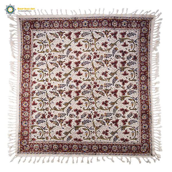 Persian Tapestry (Ghalamkar) Tablecloth, flowers Design 3