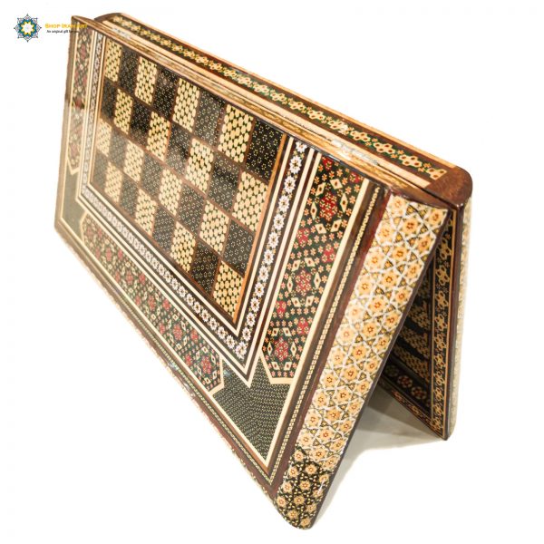 Persian Marquetry Chess & Backgammon Board, Pure Design 5