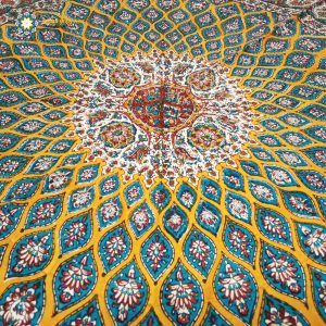 Persian Qalamkar ( Tapestry ) Tablecloth, Multi Colors Design 18