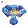 Minakari Persian Enamel Candy Dish, Lotus Design 2