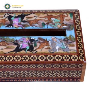 Persian Marquetry Khatam Kari Tissue Box, Christmas Offer 11